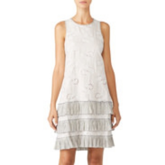 Rebecca Taylor Linen Eyelet Dress NWT - Picture 2 of 5